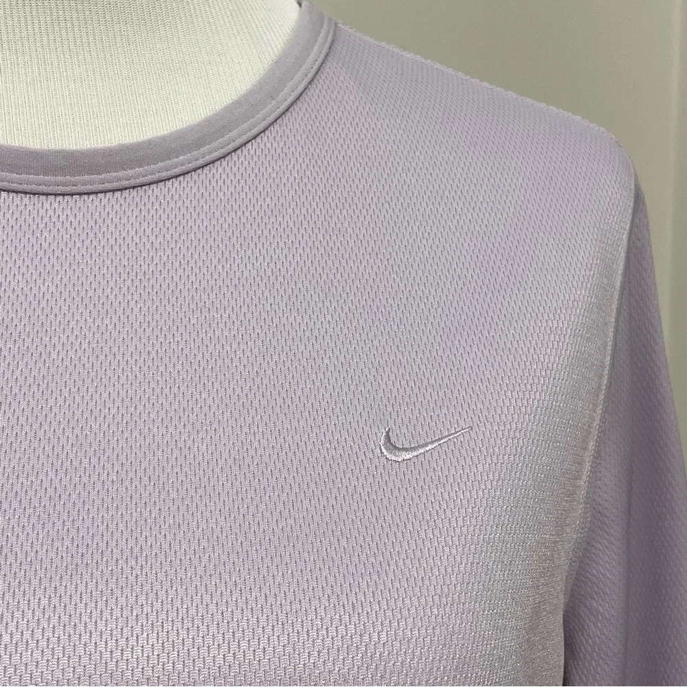 Nike Dri-Fit Lavender Long Sleeve Women's Athletic Top Size L